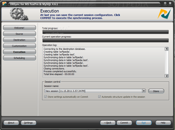 DBSync for MS FoxPro & MySQL screenshot 5