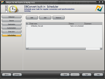 DBSync for MS FoxPro & MySQL screenshot 6