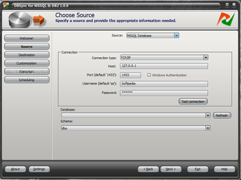 DBSync for MSSQL & DB2 screenshot