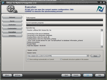 DBSync for MySQL & PostgreSQL screenshot 4