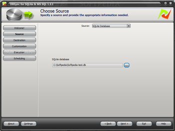 DBSync for SQLite and MSSQL screenshot