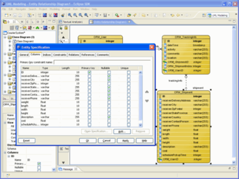 DBVA for Eclipse for Windows screenshot