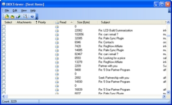 DBXTriever screenshot 2