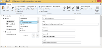 DC Password And Encrypted Data Manager screenshot 6