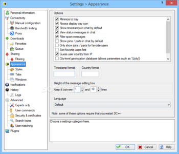 DC++ Portable screenshot 13
