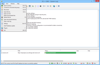 DC++ Portable screenshot 2