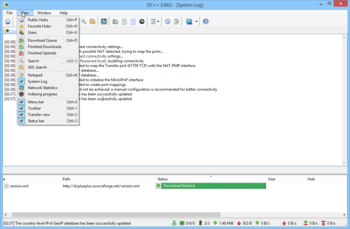 DC++ Portable screenshot 3