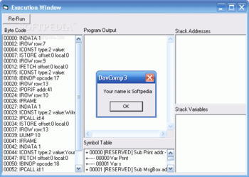DC3 Compiler - Interpreter screenshot 3