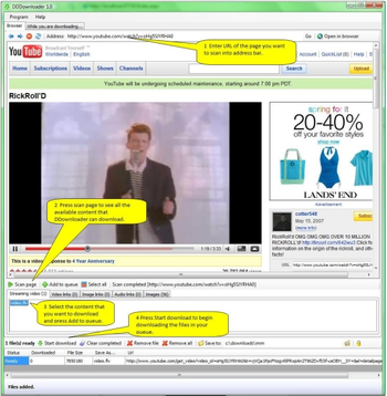 DDownloader screenshot