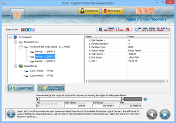DDR - Digital Picture Recovery screenshot
