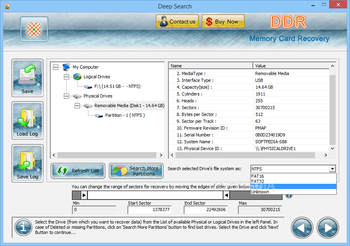 DDR - Memory Card Recovery screenshot 2