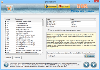 DDR - Memory Card Recovery screenshot 4