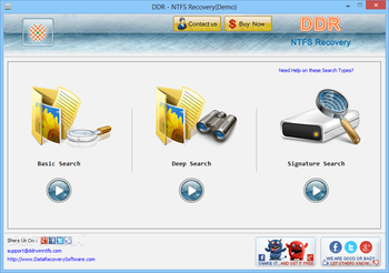 DDR - NTFS Recovery screenshot
