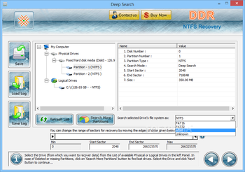 DDR - NTFS Recovery screenshot 2