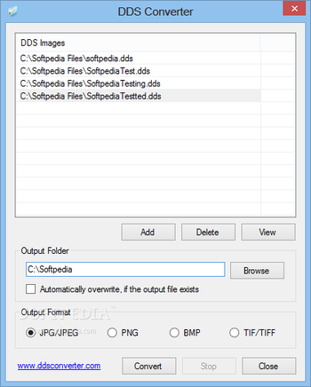 DDS Converter screenshot