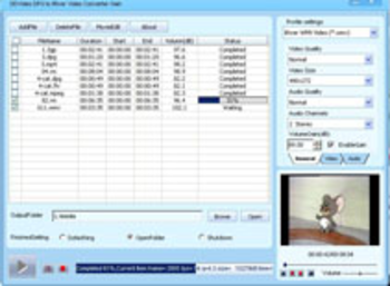 DDVideo DPG to iRiver Video Gain screenshot