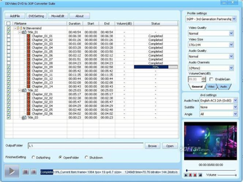 DDVideo DVD to 3GP Converter Suite screenshot 2
