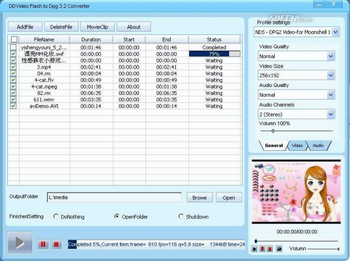 DDVideo Flash(SWF) to DPG Converter screenshot 2