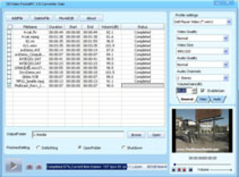 DDVideo Pocket PC Video Converter Gain screenshot