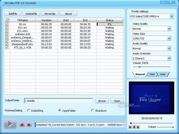DDVideo PSP Video Converter screenshot 3