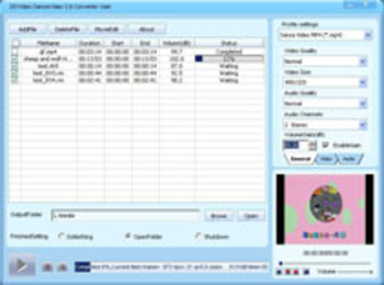 DDVideo Sansa Media Converter Gain screenshot 2
