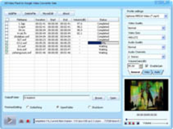 DDVideo SWF to Google Video Gain screenshot