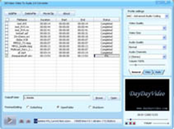 DDVideo Video to Audio Converter screenshot 2