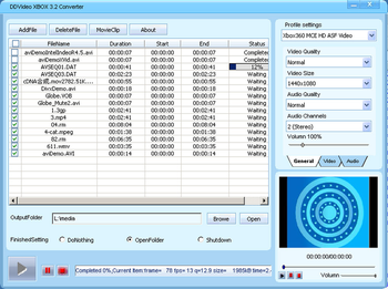 DDVideo Xbox Converter screenshot