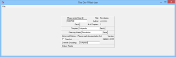 De-FFNet-Izer screenshot