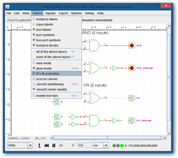 De Morgan's transformation screenshot 6