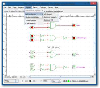 De Morgan's transformation screenshot 7