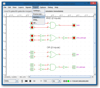 De Morgan's transformation screenshot 8