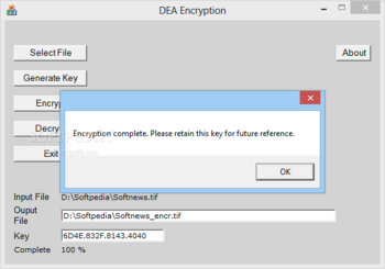 DEA Encryption screenshot 2