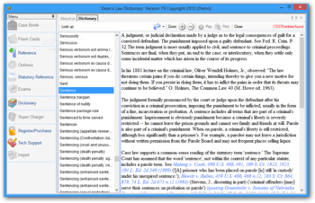 Dean's Law Dictionary screenshot