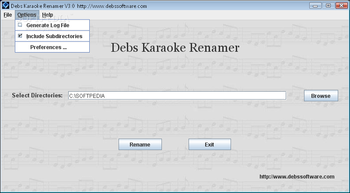 Debs Karaoke Renamer screenshot 2