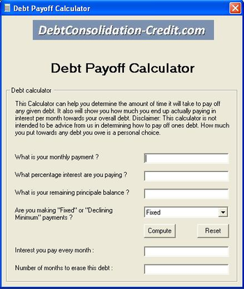 Debt Settlement Calculator screenshot 2
