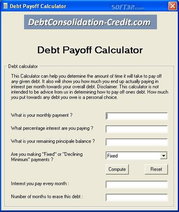 Debt Settlement Calculator screenshot 3