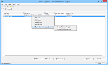 Debug Diagnostic Tool screenshot 2