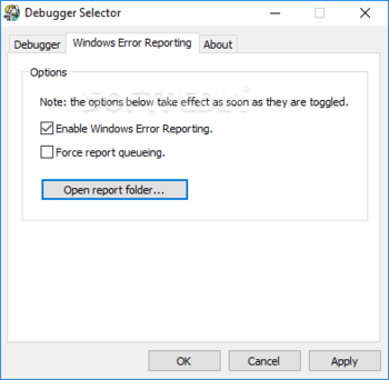 Debugger Selector screenshot 2