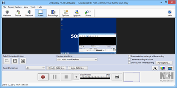 Debut Video Capture Software screenshot