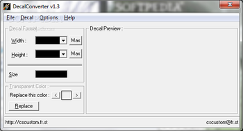 Decal Converter screenshot