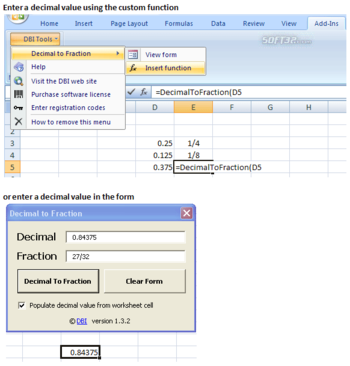 Decimal to Fraction screenshot 2