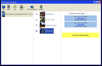 Decipher VoiceMail screenshot 5