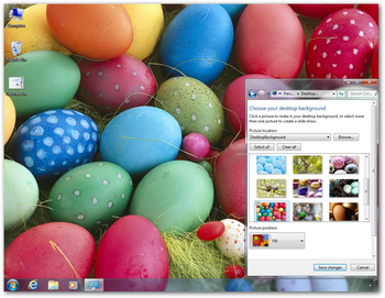 Decorated Eggs Theme screenshot