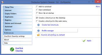 Dedaulus System Cleaner screenshot 12