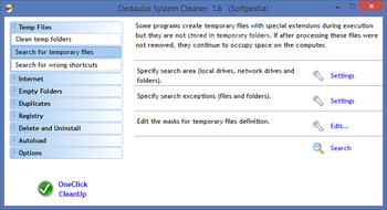 Dedaulus System Cleaner screenshot 2
