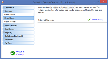 Dedaulus System Cleaner screenshot 5