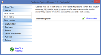 Dedaulus System Cleaner screenshot 6
