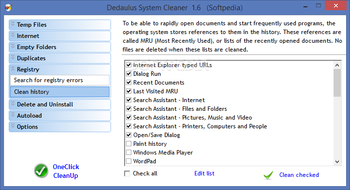 Dedaulus System Cleaner screenshot 9