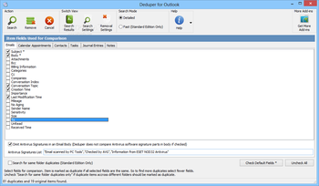 Deduper for Outlook screenshot 2